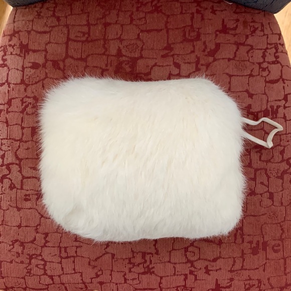 Other - Vintage white fur muff